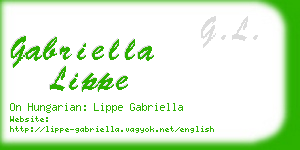 gabriella lippe business card